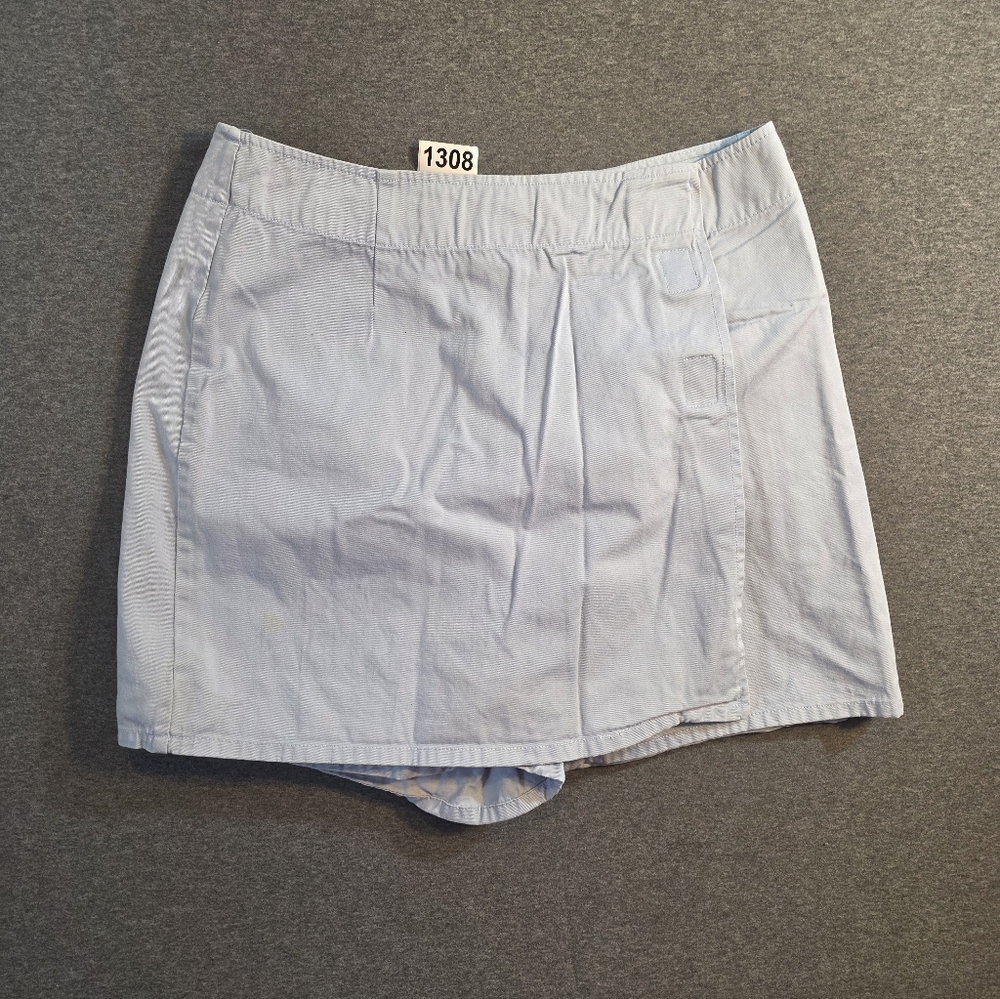 Northcrest Light Blue Mini Skirt (Skort) Womens 10 Tennis. Pickleball Athleisure